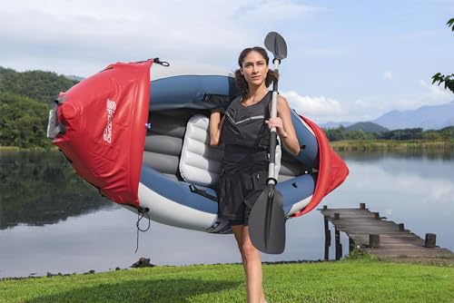 Bestway Hydro-Force Rapid X1 Inflatable Kayak, Inflatable 1 Person Kayak Set With Hand Pump And Carry Bag - 3
