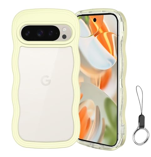 HILEGENER Google Pixel 10/10 Pro/9/9 Pro ���킢�� �P�[�X �g��t���[�� ���˂��� �O�[�O�� �s�N�Z��10�v�� 6.3�g�p����~�� �X�}�z�P�[�X�E�F�[�u �f�U�C�� ��Ƀt�B�b�g �X�}�z�J�o�[ �؍� ���� �����p ��