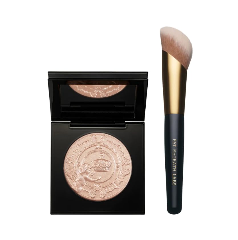 PAT McGRATH LABS Heart’s Desire Highlighter & Brush Duo, Nude Opal