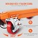 Imagen de VEVOR Carro Hidráulico de Mesa Elevadora Capacidad de Carga de 230 kg Elevador Manual de Tijera Simple Altura de Elevación de 720 mm 4 Ruedas Cojín Antideslizante para Manipulación Transporte