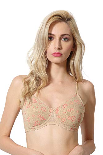 Image of Van Heusen Women's Everyday Cotton Bra|Medium Coverage|Non Padded|Non Wired|Seamless Moulded Cups|Anti Bacterial Tech| Keeps you Fresh|Sweat Absorbent|No Slip Soft Straps|Detachable Straps|Style 11001