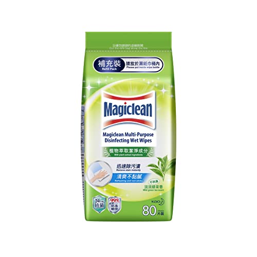 Magiclean Multi-purpose Disinfecting Wet Wipes 80s Refill