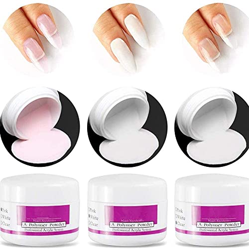 Warm Girl Acryl-Puder und Acryl-Flüssigkeitsset, Nagelpulver-Set für Nagelverlängerung, Nagelkunst-Set, Acrylkunst… – Bild 4