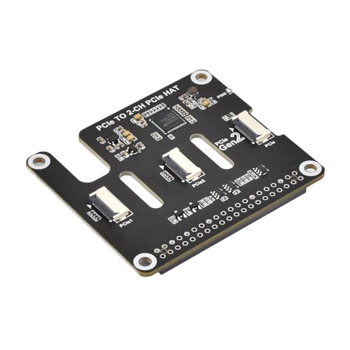 Module d'extension PCIe double empilable avec câble à 16 broches pour connecteurs 2CH - 7