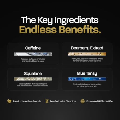 BASED Under Eye Elixir, Hydrating & Refreshing Formula, Simple. Effective. Based. 0.5 fl oz, Pack of 1 - 4