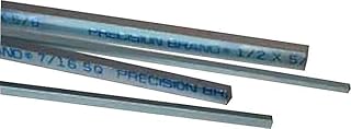 Precision Brand 3/4-Inch Square Keystock,Material:Zinc Plated,12-Inch