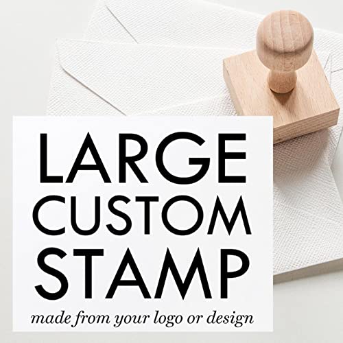 Stamtech Custom Logo Text Stamp - Personalized Stamp Clearly Impressions On Various Surfaces Custom Stamp For Business Logo Branding Or Crafting Needs #TOP4