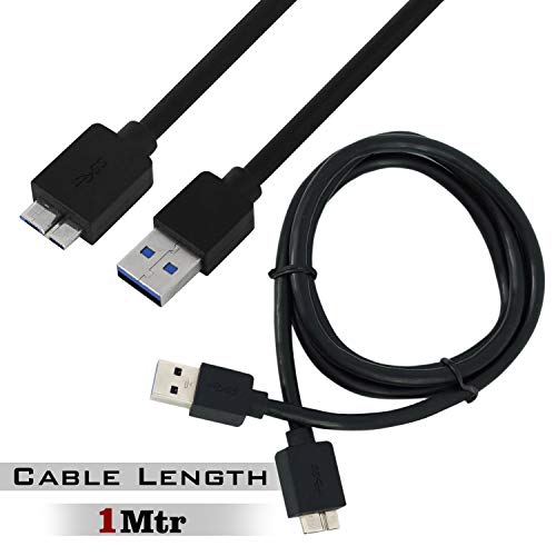 Image of Storite USB 3.0 A to Micro B SuperSpeed Cable (100cm - 3 Foot -1M)