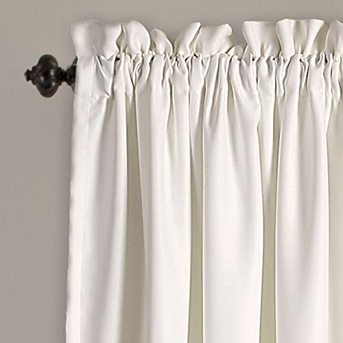 Lush Decor Aprile Room Darkening Curtains Floral Leaf Design Window Panel Drapes Set for Living Dining, Bedroom (Pair) - Image 2