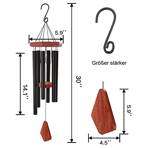 Astarin B07H969CFQ Wind Chimes Outdoor Deep Tone, Wind Chime Outdoor Sympathy Wind-Chime With 6 Tuned Tubes thumb #2