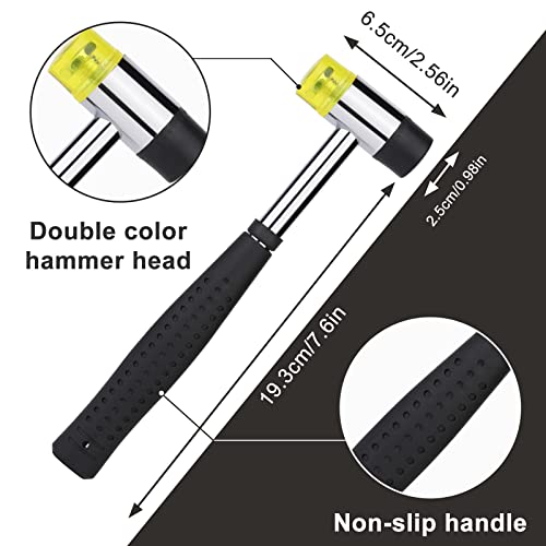 image for Wonvoc 21 Pcs Leather Stamping Tools, Leather Stamping Kit with 20 Pat