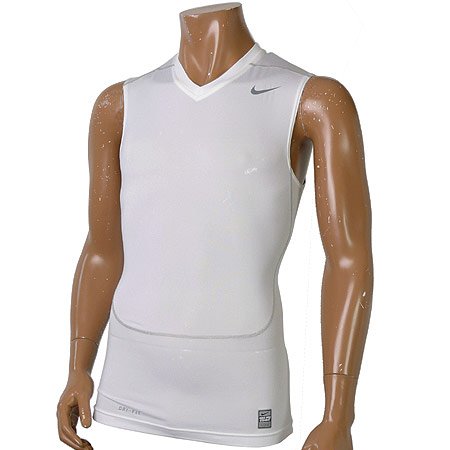 nike pro combat v neck