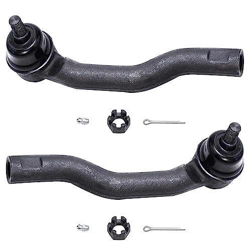 Image of Detroit Axle - 8pc Front End Kit for 2007-2015 Lincoln MKX 2007-2014 Ford Edge, 2 Lower Control Arms w /Ball Joint 4 Inner Outer Tie Rods 2 Boots 2008 2009 2010 2011 2012 2013 Replacement