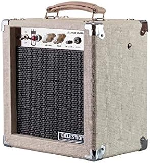Monoprice 611705 5-Watt 1x8 Guitar Combo Tube Amplifier - Tan/Beige with Celestion Super