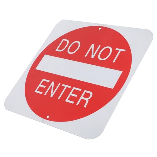 Panneau Do Not Enter contre les intrusions | Aluminium robuste lot de 2