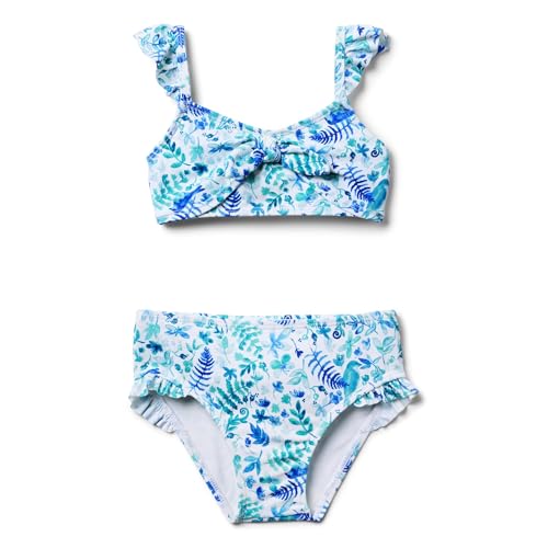 Janie and Jack Girls' Tie Front Two Piece Swim (Toddler