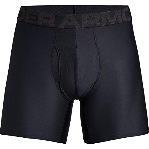 Image of Under Armour Men's Performance Tech 6 Inch 3 Pack Solid Boxer Briefs Boxer Shorts