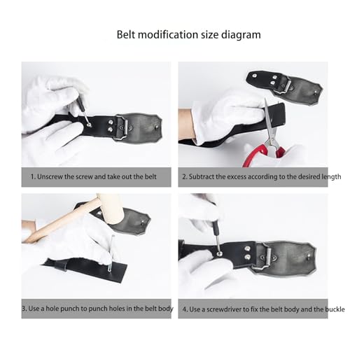 Belt Men,Leather Cowboy Western Casual Belt Wolf Pattern Alloy Buckle European American Hip-Hop4