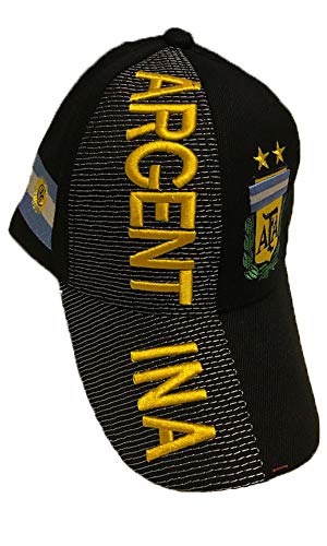 Baseball Caps Hats with Five 3D Embroideries – Countries of Americas