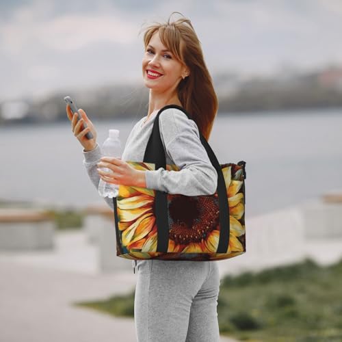Sac de voyage étanche tournesol fini les vêtements mouillés en sport
