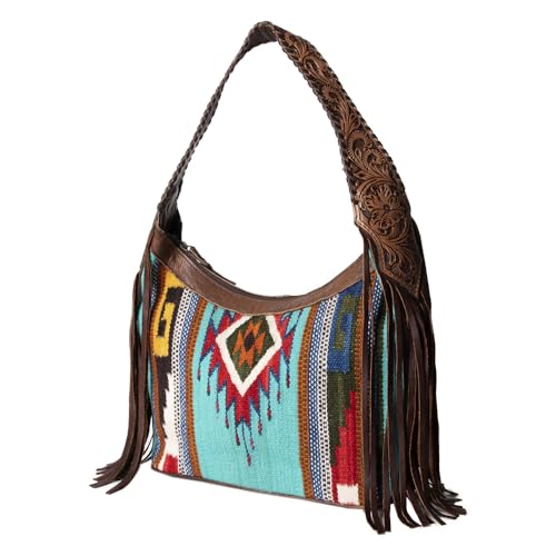 American Darling Hobo Saddle Blanket Genuine Leather Western Women Bag | Handbag Purse | Leather Hobo Bag | Hobo Bags for Women | Hobo Purse | Cute Hobo Bag