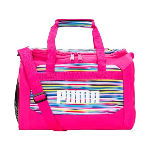 PUMA Kids' Evercat Transformation Duffel Bag, Pink/Multi, One Size