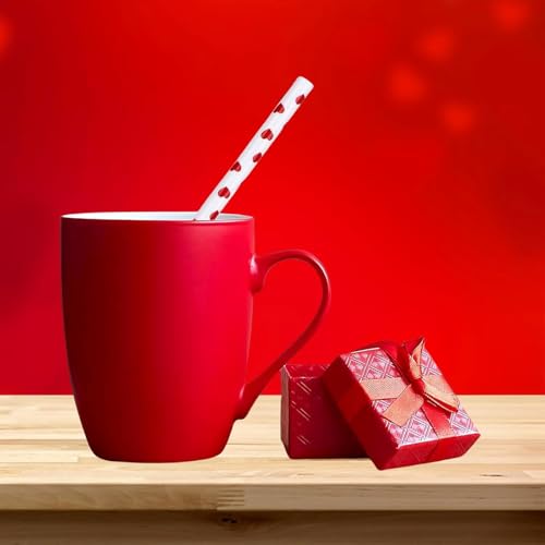 200 pitillos de papel con diseño corazón foil rojo, plata y dorado miniatura 4