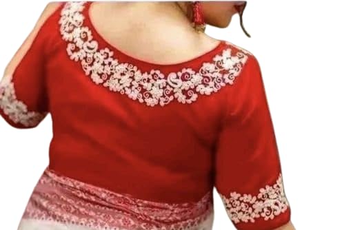 Ridwan Fashion Pure Cotton Woman Blouse with Embroidery Design|Traditional, Comfortable, Lightweight|SL_15-picture-43