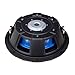 Hifonics 2 Pack Elite 12 Inch Shallow Mount Car Subwoofer, Dual 4 Ohm Voice Coil Speaker 600 Watt Peak Power Mobile Amplifier, Black/Blue