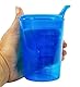 Medi-Inn+ Schnabelbecher Schabeltasse Trinkbecher 250 ml (Farbe: blau, Öffnung: 4 x 4 mm)