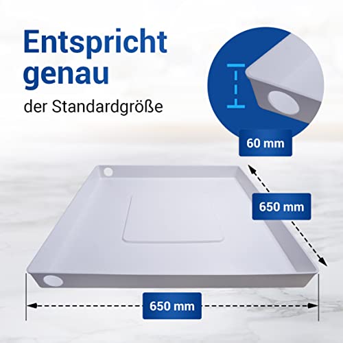 Verzinkte Ablaufwanne 26x32x2 Cm – 26 Gauge Stahl – Für Klimaanlagen, Heizungen & Lüftungen – Vielseitig Einsetzbar