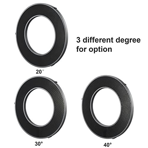 Godox R200-RHC30 30° Honeycomb Grid for Godox R200 Ring Flash Reflector Metal Material Camera Flash Accessory - Image 4