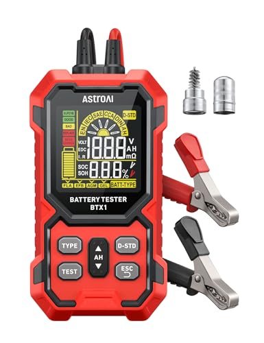 AstroAI 12V/24V Car Battery Tester