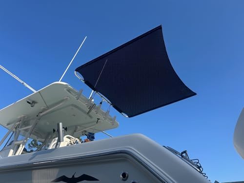 6.5 x5.5 Black SS100 Single Rod Holder Stern Boat Center Console ...