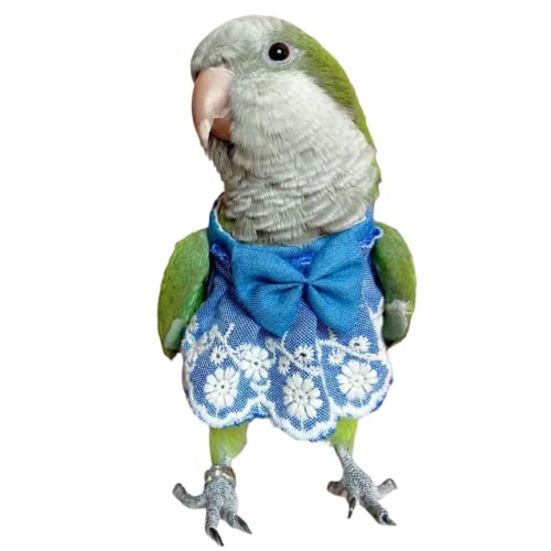 Bird Cloth for Party Holiday, Halloween Christmas Bird Costume Funny Parrot Coat Apparel for Parakeets Cockatiel (Macaw)