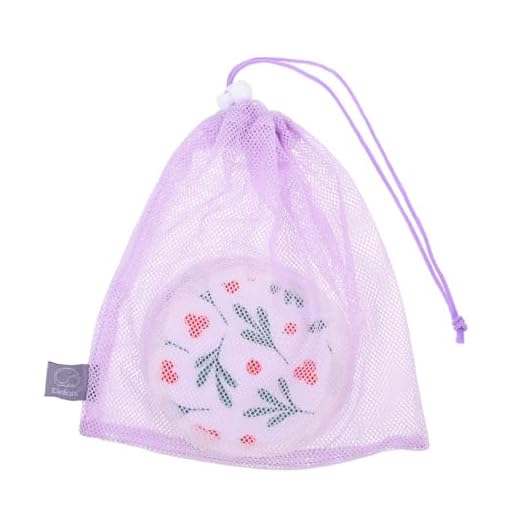 VICASKY 4 Conjuntos De Almofadas De Amamentação Almofadas De Mama Almofadas De Amamentação Almofadas Anti-Galactorreia Almofadas Reutilizáveis De Poliéster Algodão Impresso Capa De Pano