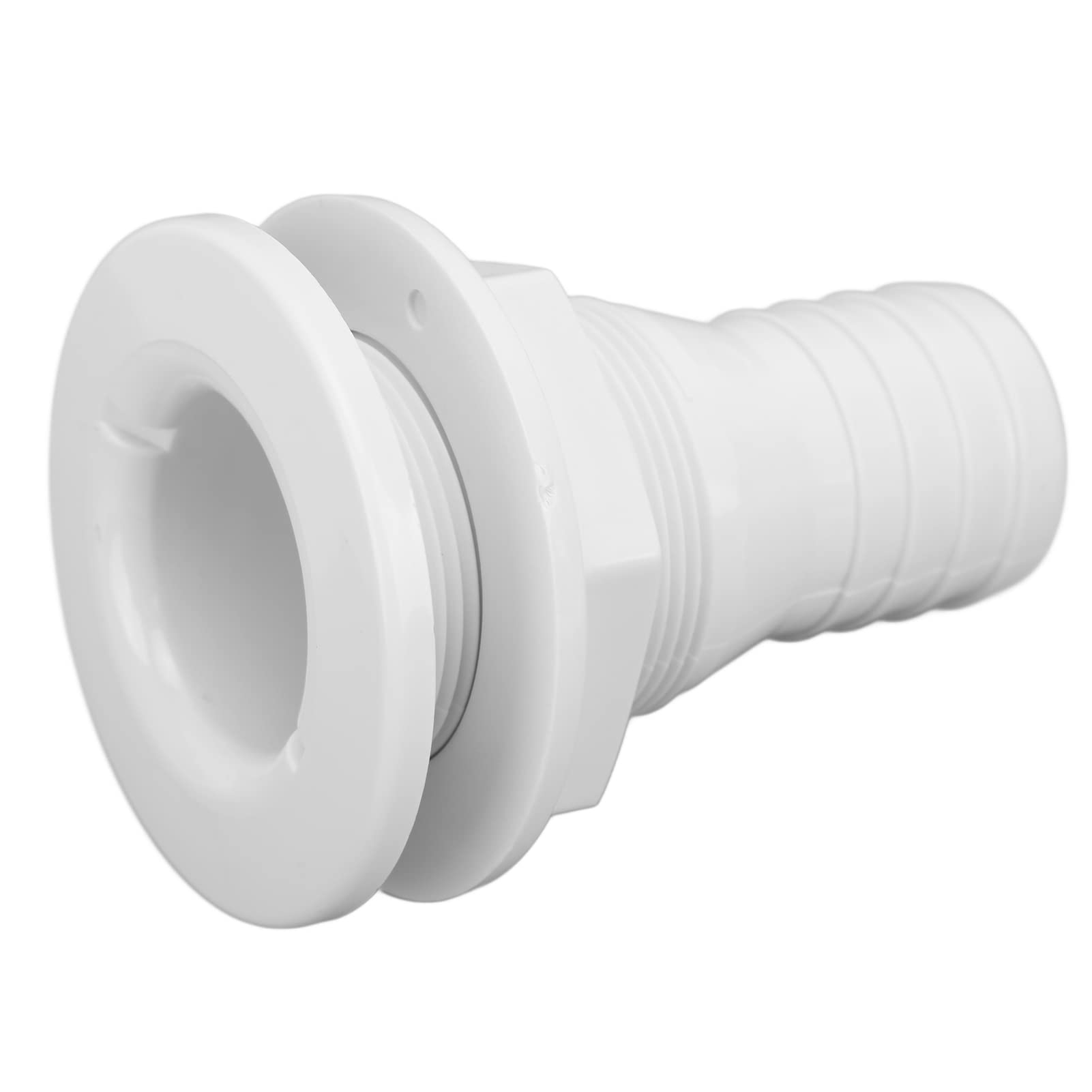 Shanrya Raccordo Passante Per Tubo Flessibile Marino – 5/8 Pollici, ABS Dritto, Per Barca