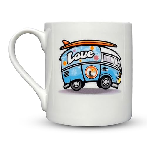Budeful Fine Bone China Mug - Cool Love Campervan Deco Inspired...