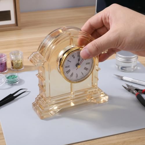 Molde para reloj de escritorio romano que soluciona tus manualidades de resina epoxi 6