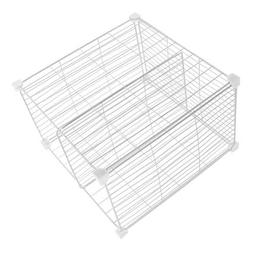 Artibetter Organizador para Congelador con Divisores Ajustables Estructura de Rejilla Cesta Inferior para Botellas y Alimentos Fácil Instalación sin Herramientas Compatible con Congeladores