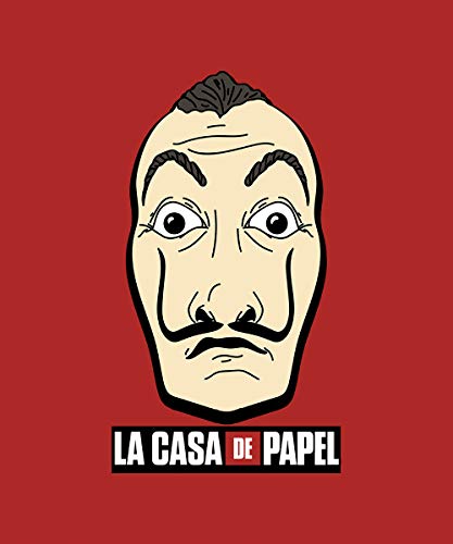 Casa de Papel Geld Heist Red Tshirt Front Print Dalì Masker Logo Officiële Product 100% Originele Netflix TV-serie - Afbeelding 5