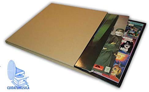50 Cajas para enviar 1 A 3 Discos DE Vinilo LP - Marca Cuidatumusica - / Ref. 2126