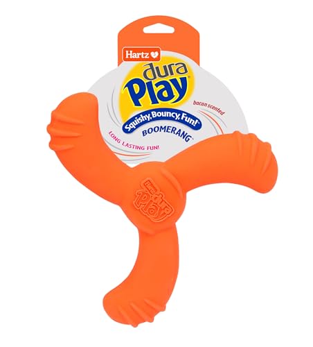 Hartz DuraPlay Bacon Scented Dog Toys Medium/Large ( Colors may vary ) All Breed Sizes
