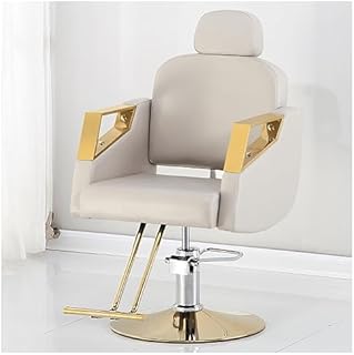 Silla reclinable ajustable para cortes de pelo profesionales y estilo moderno