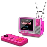 Mini TV Retro Handheld Game Console -42 JALECO Licensed Classic Games, Portable Gaming Toy with TF Card to Expand 80s 90s Games, Support Two Players & Game Save, Ideal Gift for Boys Girls Ages 6-12