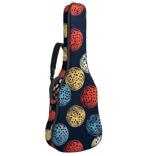 Housse guitare acoustique 109 cm étui souple sac à dos imperméable