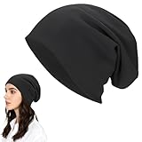 【Bonne Correspondance】 Ce bonnet coton femme peut être facilement assorti à toutes sortes de manteaux et de vestes, différentes combinaisons montrent différents styles de mode. Les bonnets chics en forme de tête de mort sont faciles à assortir aux vêtements décontractés.