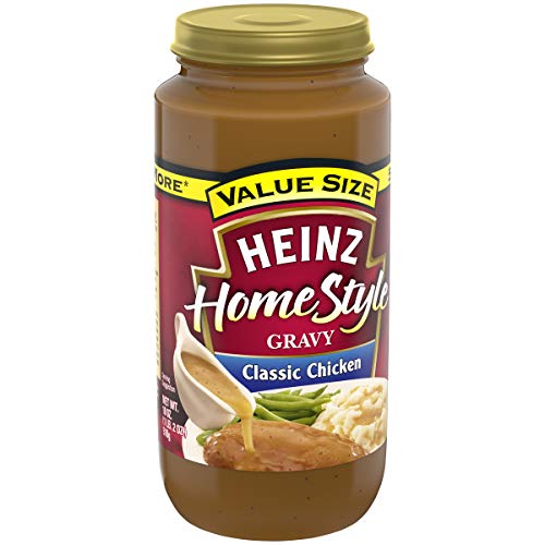 Image of Heinz Homestyle Classic Chicken Gravy (18 oz Jars, Pack of 12)