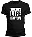 Produktbild DragonHive Herren T-Shirt South Park Tokens Life Matters - Black Lifes Matter BLM - Fan Shirt Lustiges Tshirt für Männer, Größe:XXL, Farbe:Schwarz