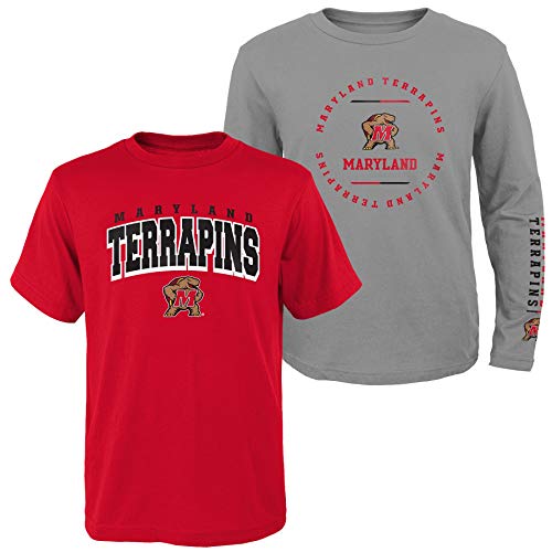 Outerstuff NCAA Youth Boys (8-20) Club 3 in 1 T-Shirt Combo Pack, Maryland Terrapins X-Large (18-20)